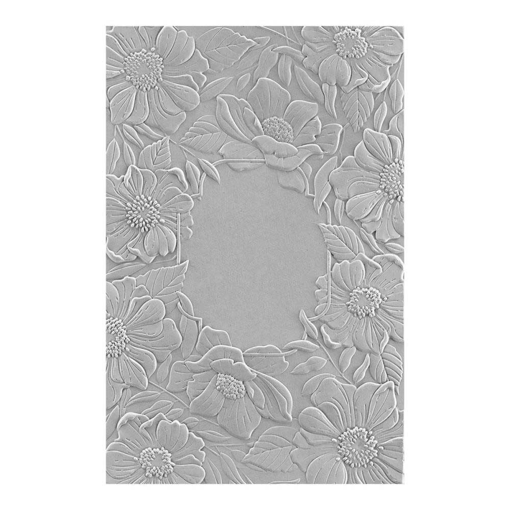 Spellbinders 3D Embossing Folder - Four Petal Floral [E3D-053] - Image 2
