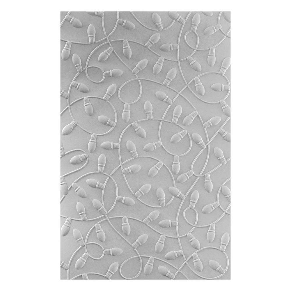 Spellbinders 3D Embossing Folder - Holiday Lights [E3D-107] - Image 2