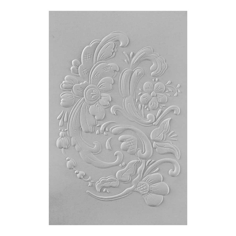 Spellbinders 3D Embossing Folder - Norwegian Rosemaling [E3D-105] - Image 2