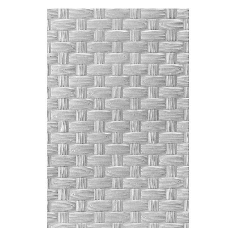 Spellbinders 3D Embossing Folder - Woven [E3D-080] - Image 2