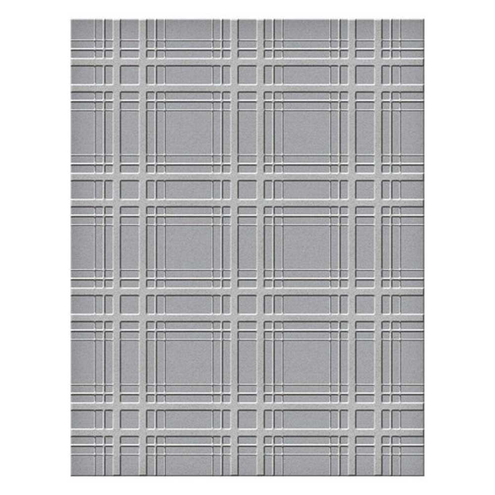Spellbinders Detailed Embossing Folder - Plaid Company [SES-018] - Image 2