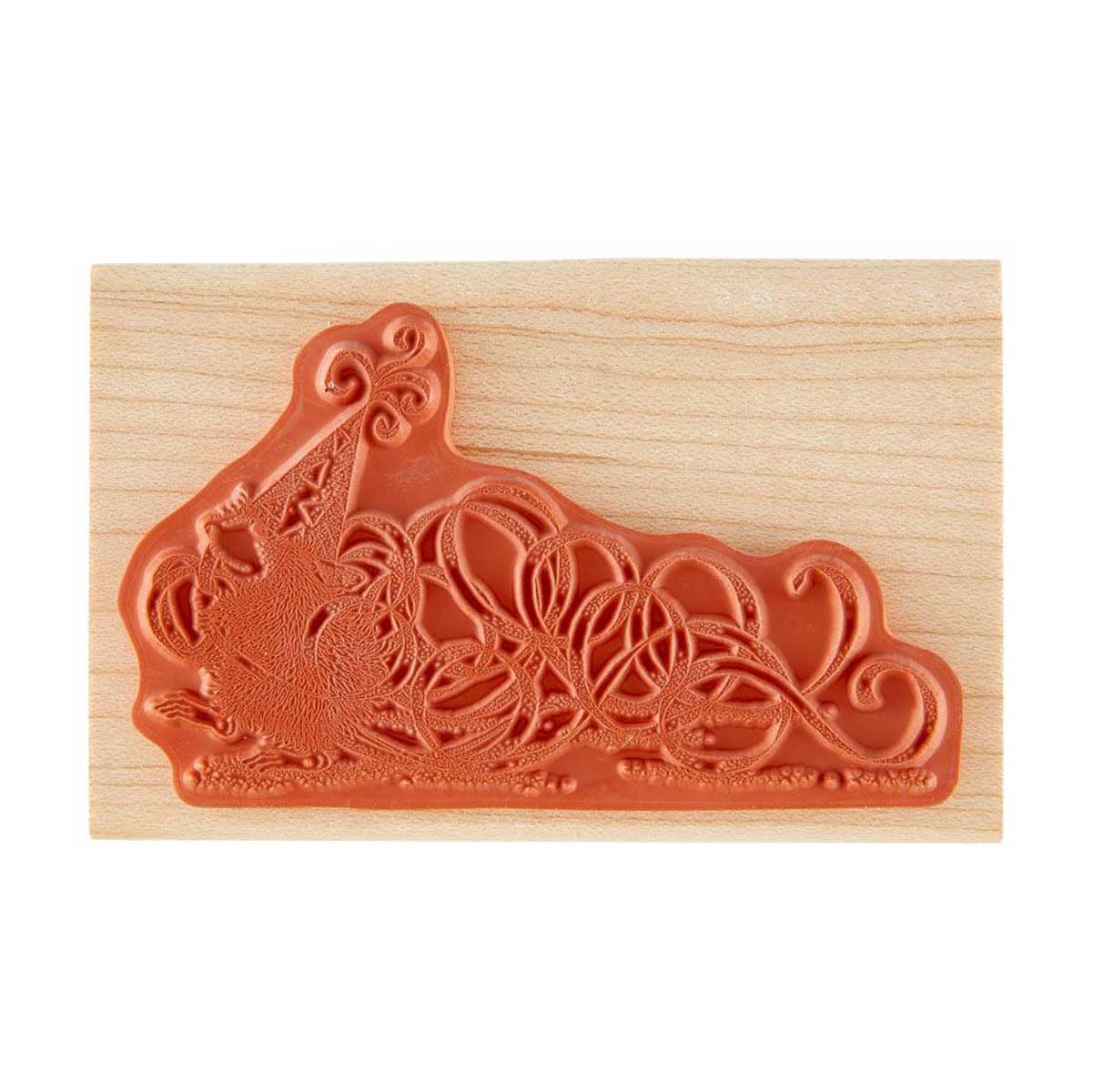Spellbinders / House Mouse Wood Mounted Stamp - Party Streamers [HMW-006] - Image 2
