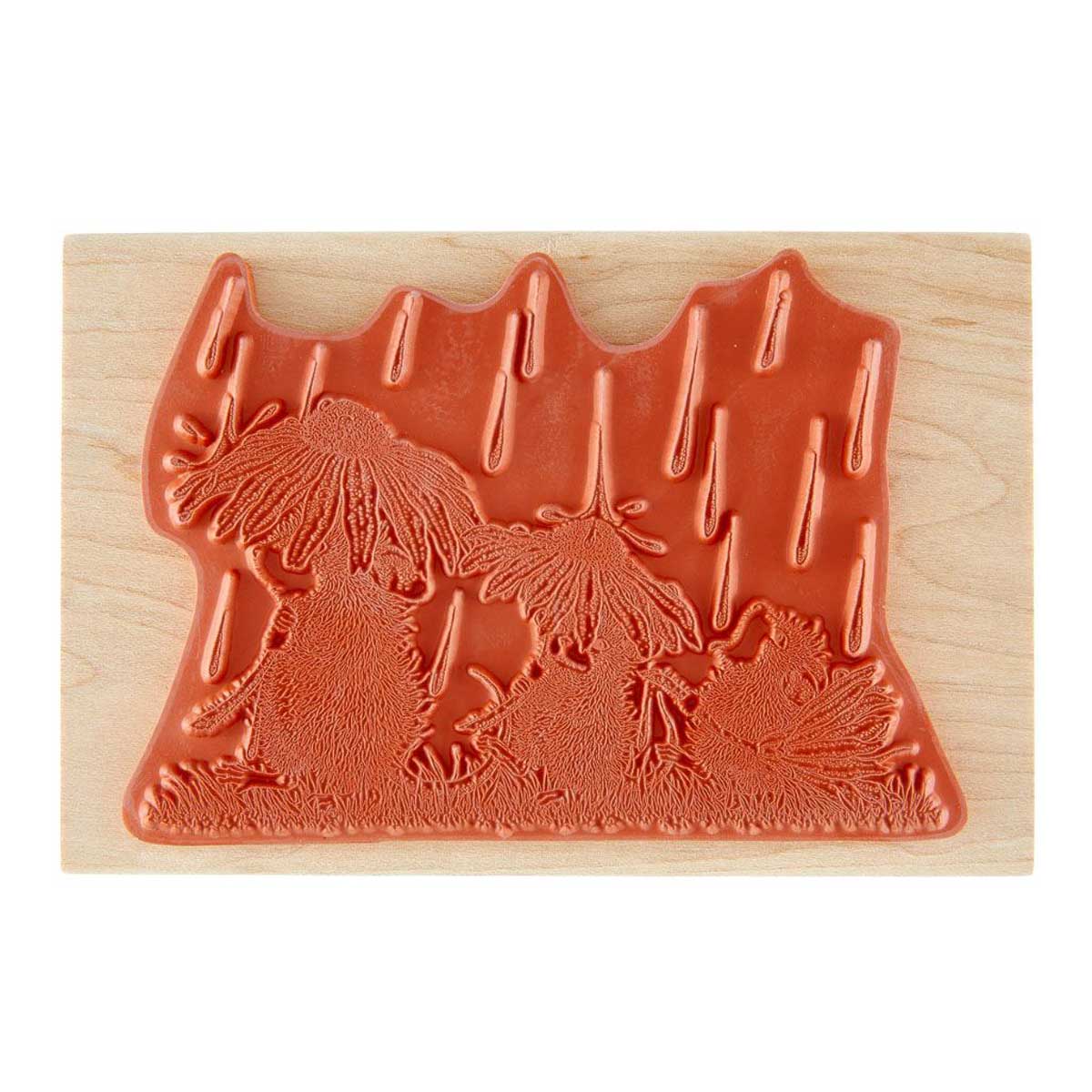 Spellbinders / House Mouse Wood Mounted Stamp - Spring Rain [HMW-003] - Image 2