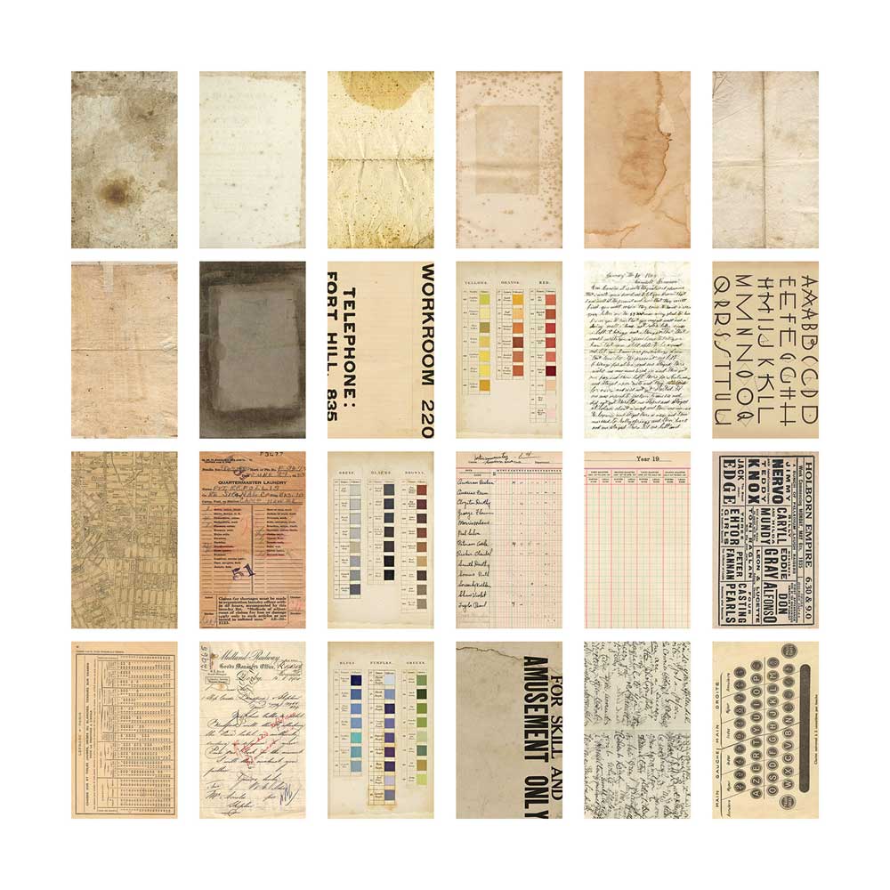 Spring 2023 Idea-ology by Tim Holtz - [TH94308] Backdrops Volume 4 - Image 2