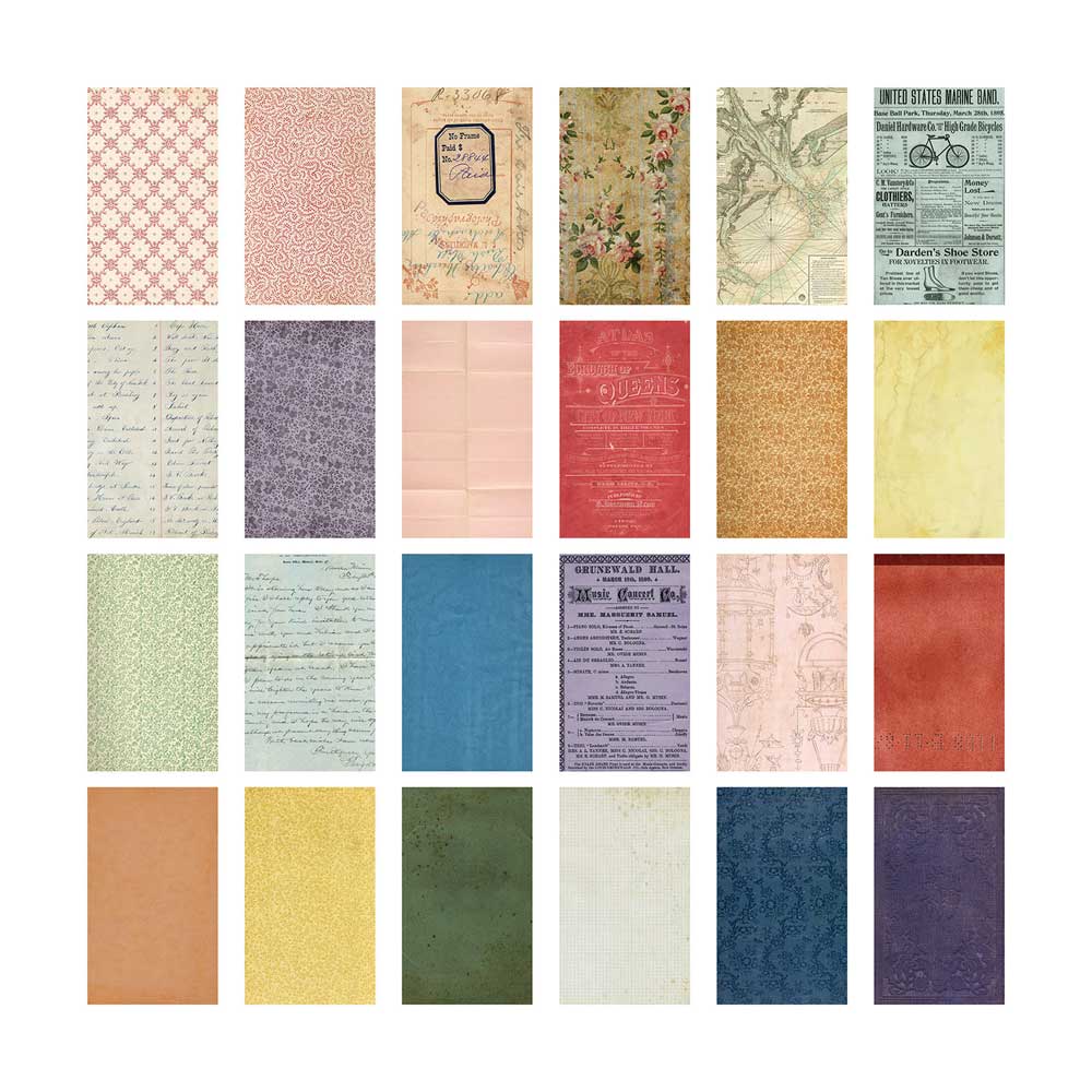 Spring 2023 Idea-ology by Tim Holtz - [TH94309] Backdrops Volume 5 - Image 3