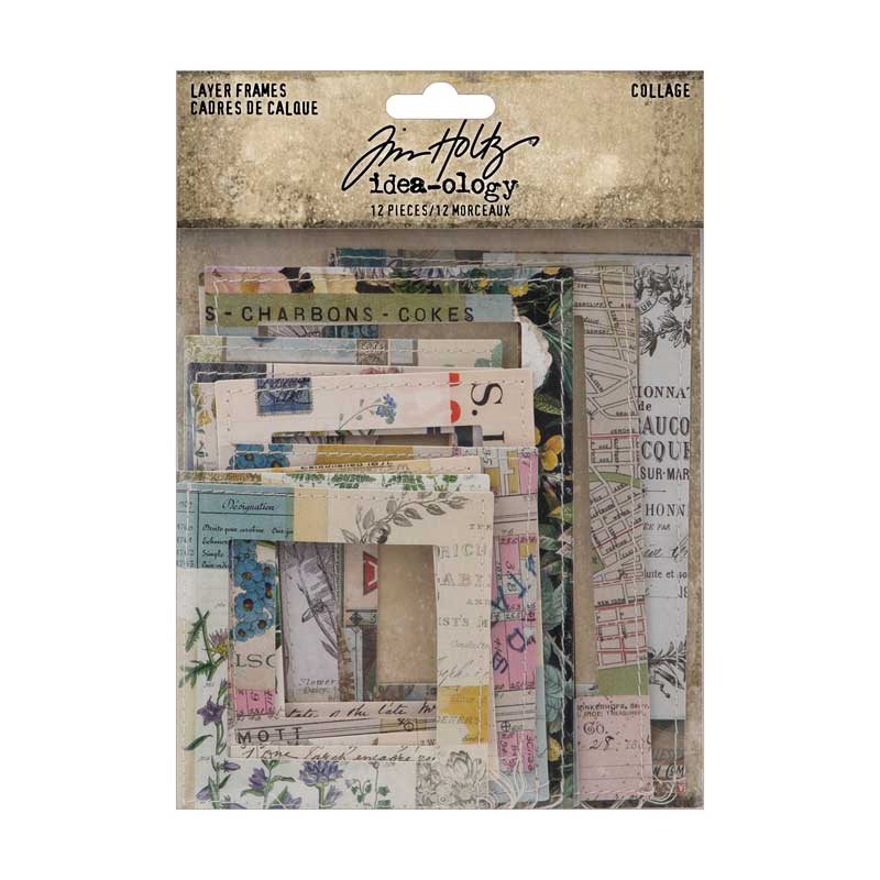 Spring 2023 Ideaology by Tim Holtz [TH94318] Layer Frames Collage