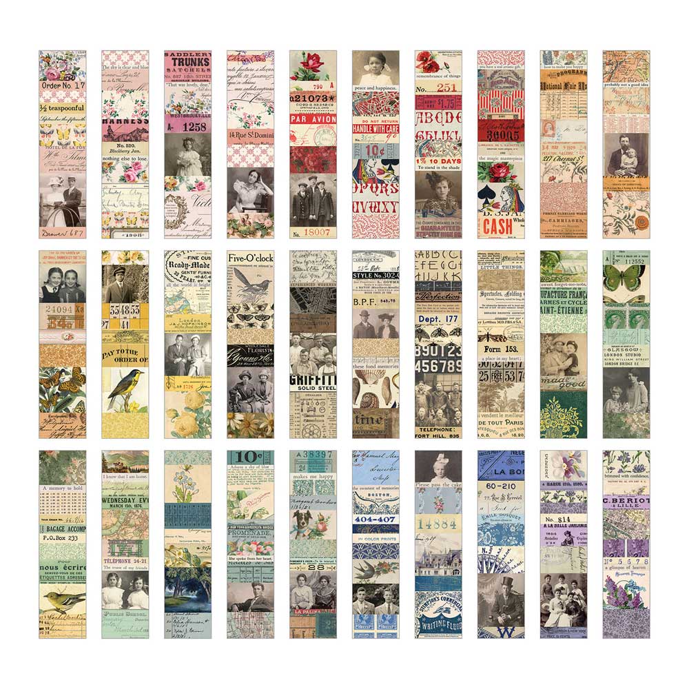 Spring 2023 Idea-ology by Tim Holtz - [TH94328] Collage Strips - Image 2