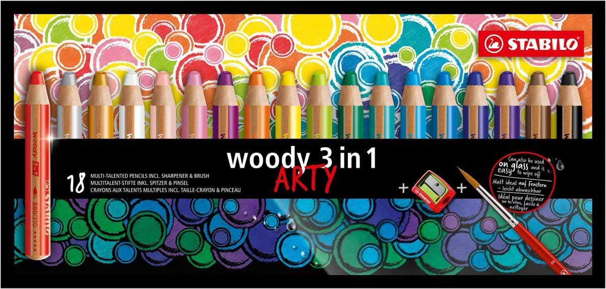 Stabilo Woody Set of 18 Colors