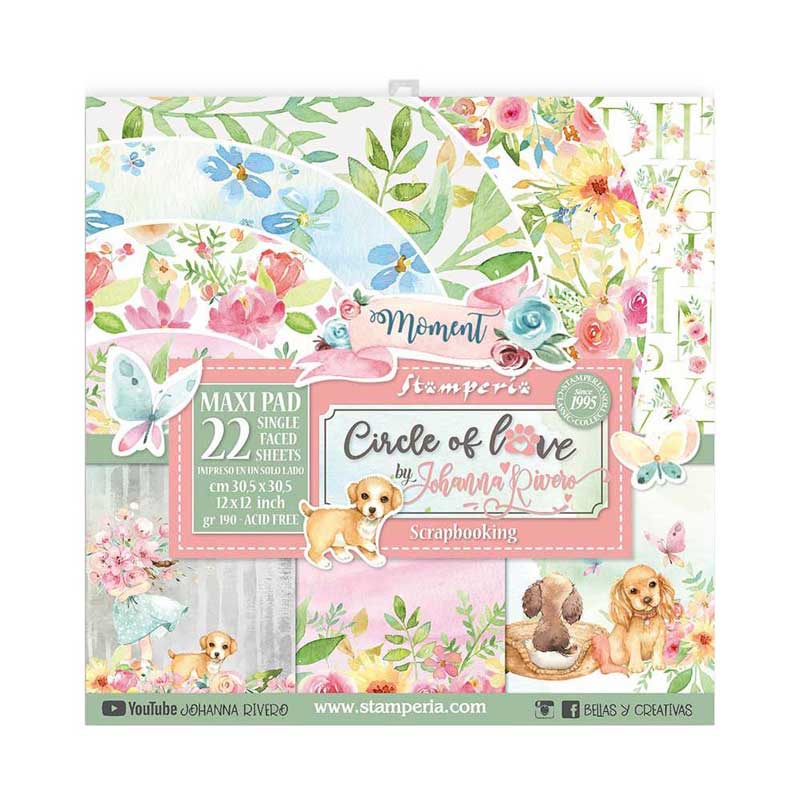 Stamperia Celebration Collection 12 x 12 Paper Pad [SBBXLB11]