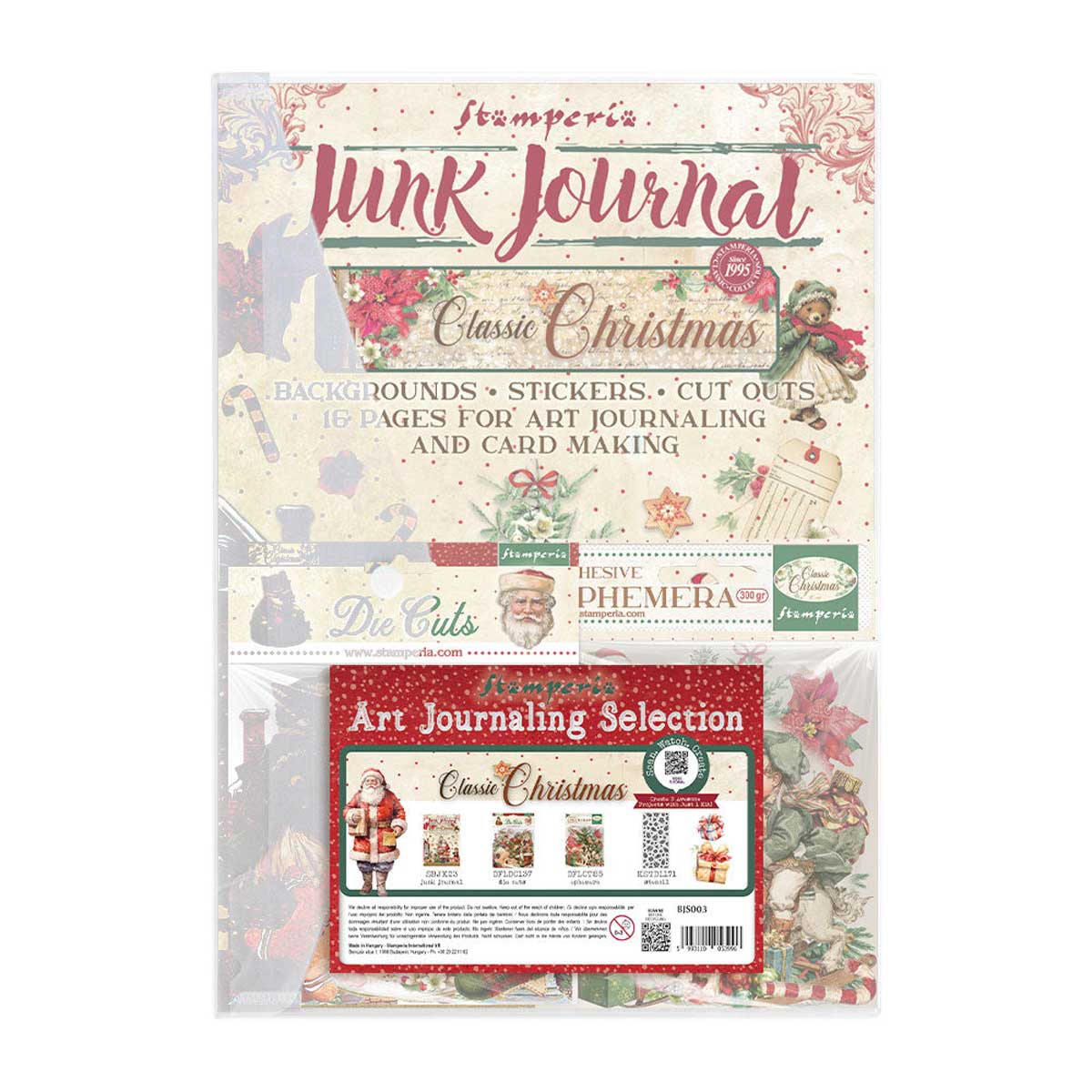 Stamperia 2026 Classic Christmas Collection - Art Journaling Selection [BJS003]