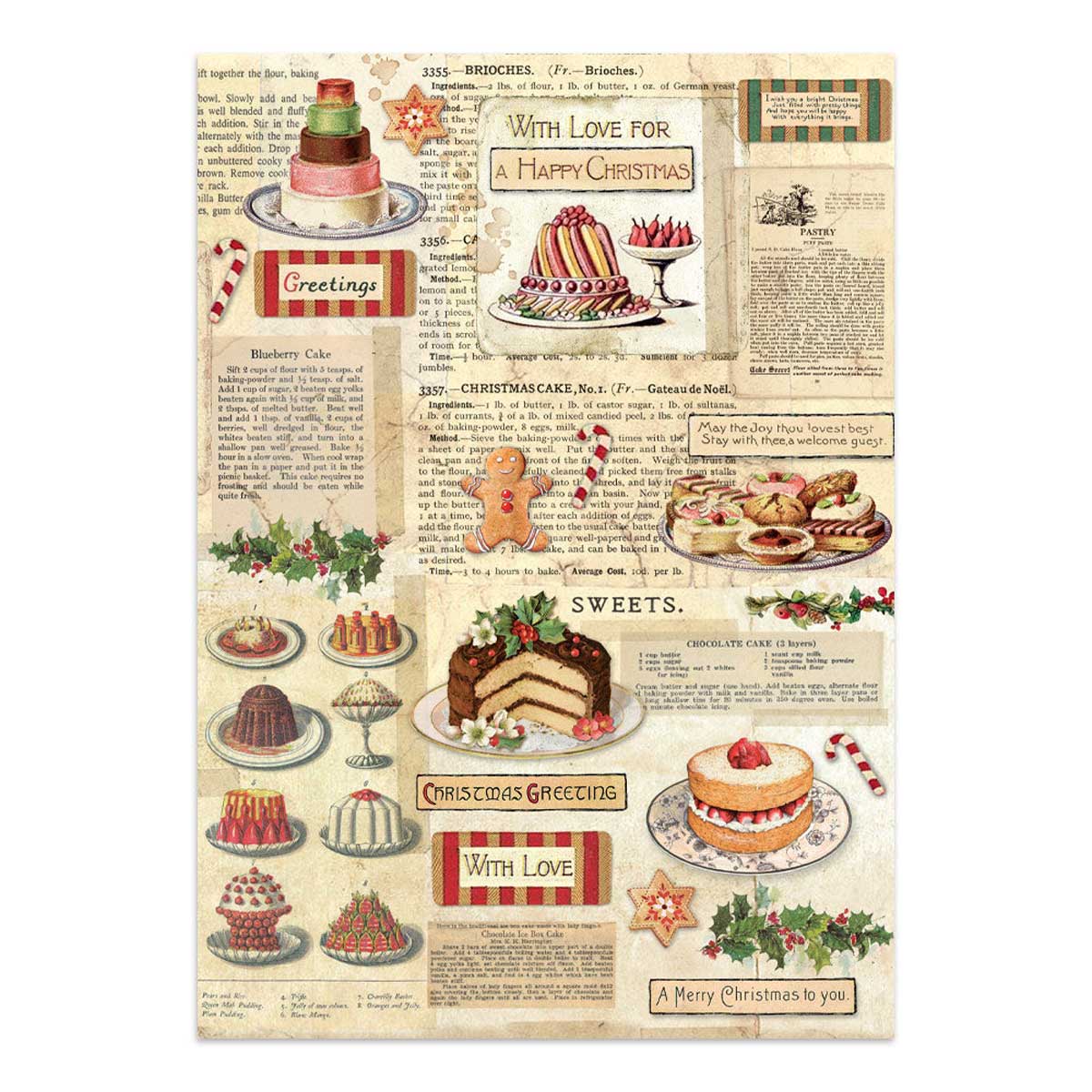 Stamperia 2026 Classic Christmas Collection - Junk Journal [SBJK23] - Image 7