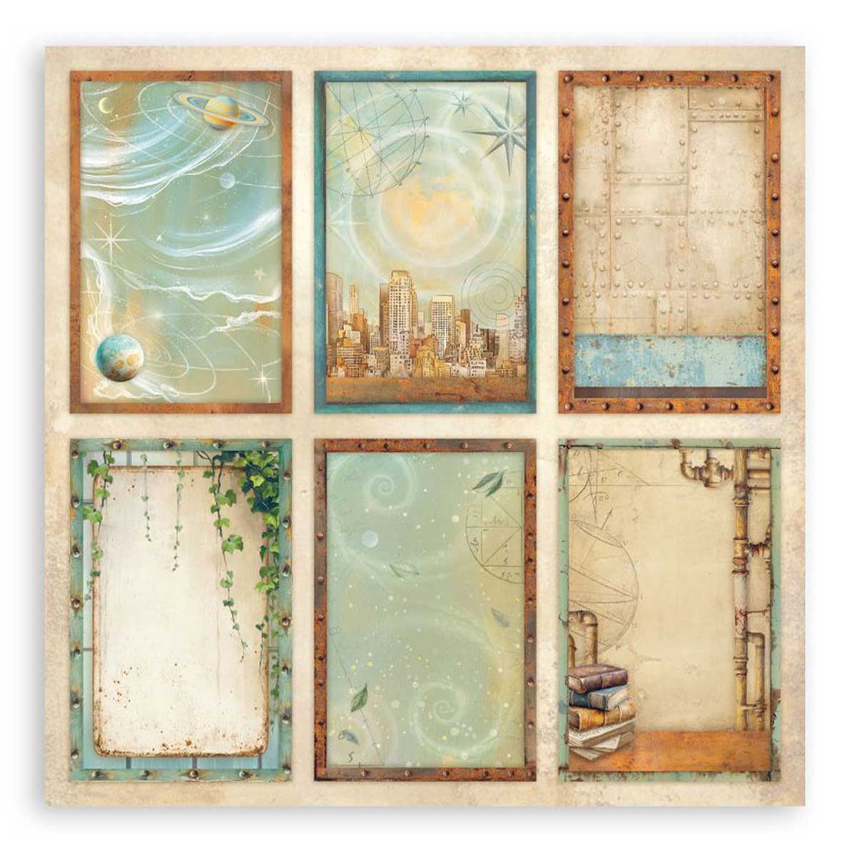 Stamperia A New Beginning Collection - 12" x 12" Maxi Paper Pad [SBBXLB35] - Image 12