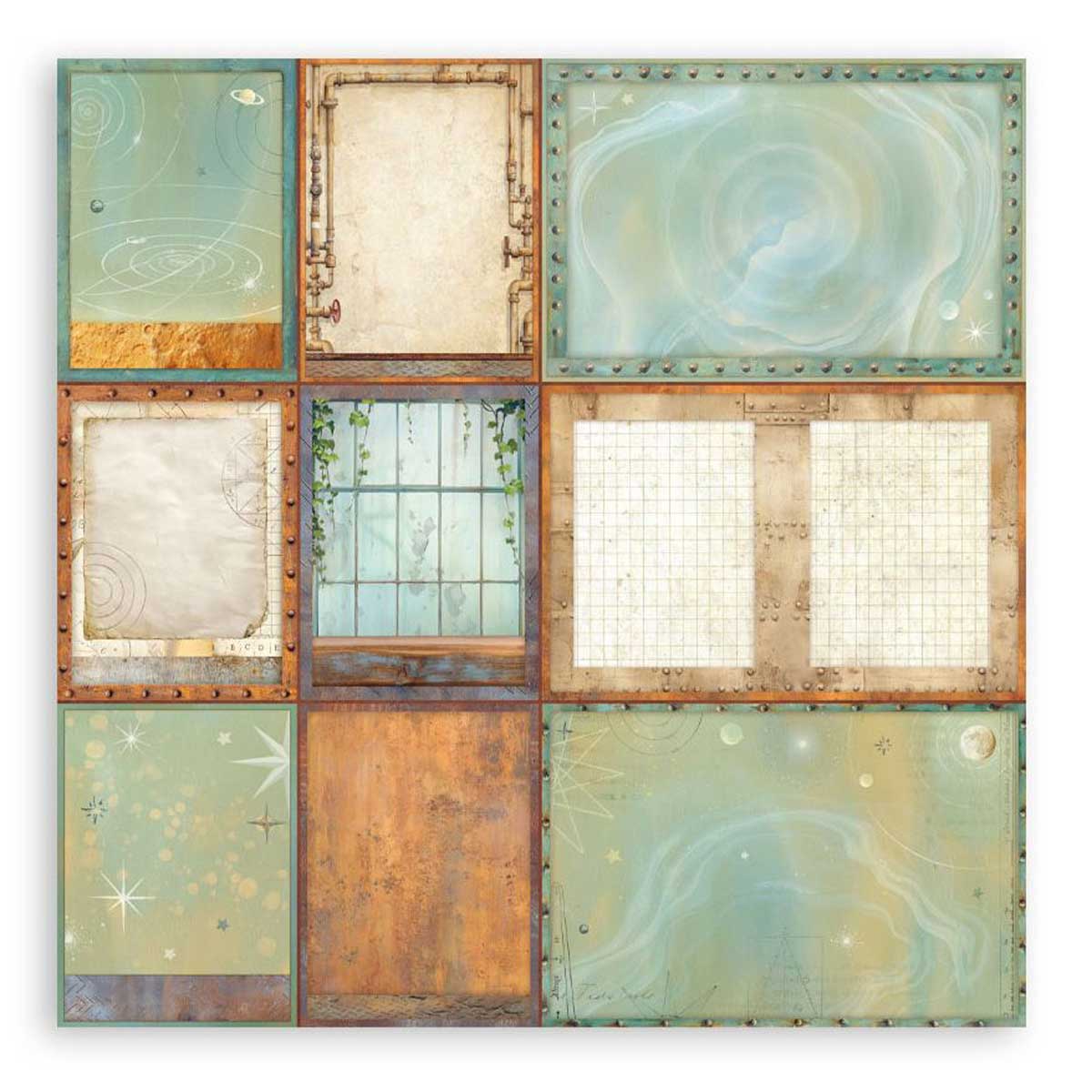 Stamperia A New Beginning Collection - 12" x 12" Maxi Paper Pad [SBBXLB35] - Image 15