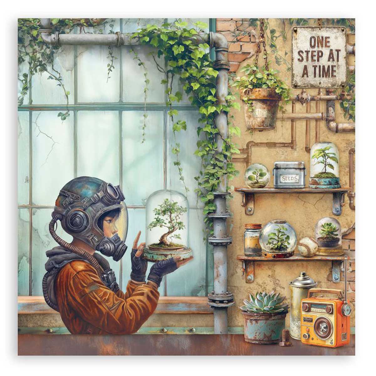 Stamperia A New Beginning Collection - 12" x 12" Maxi Paper Pad [SBBXLB35] - Image 20