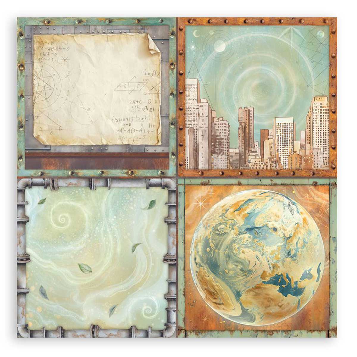 Stamperia A New Beginning Collection - 12" x 12" Maxi Paper Pad [SBBXLB35] - Image 10