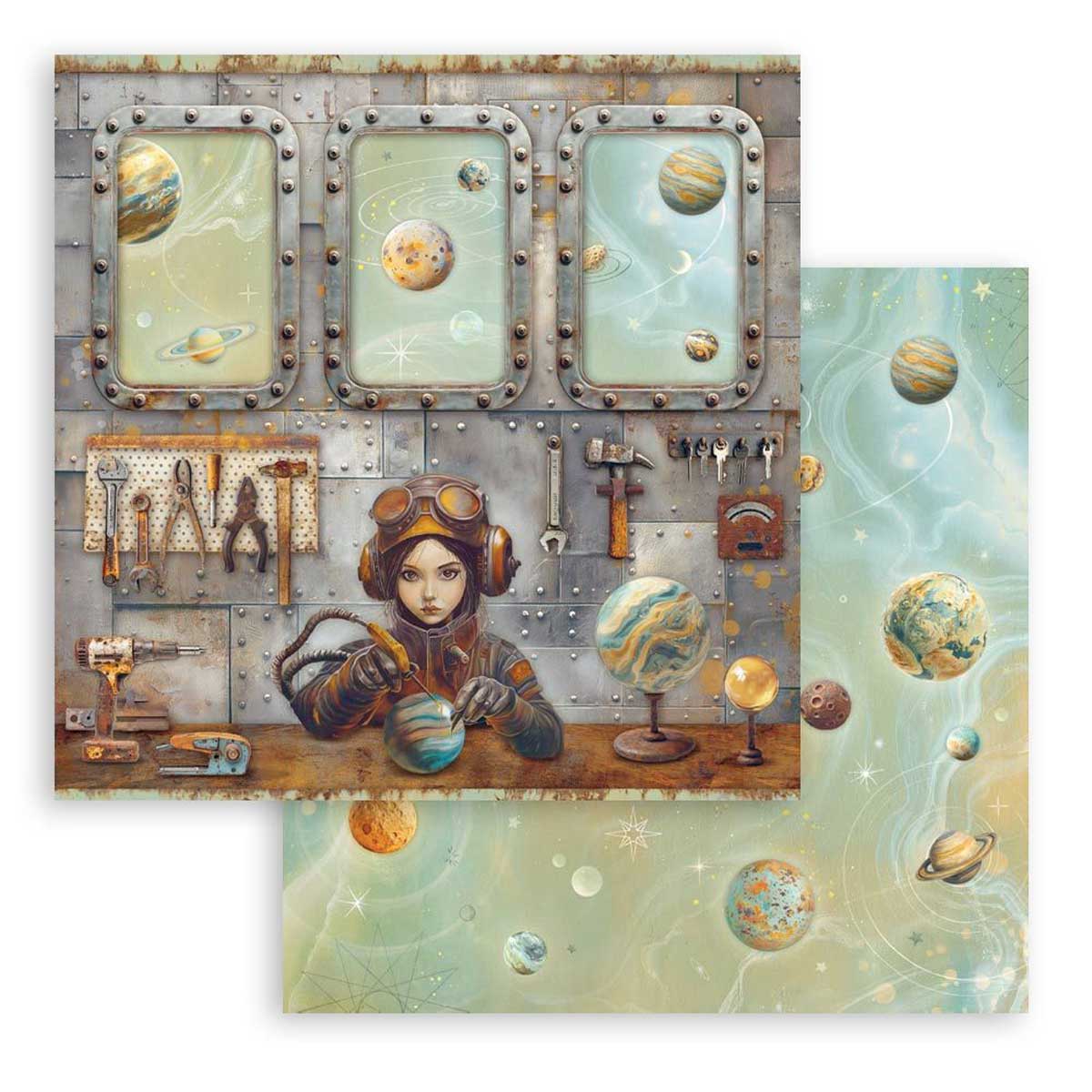 Stamperia A New Beginning Collection - 12" x 12" Paper Pad [SBBL184] - Image 7