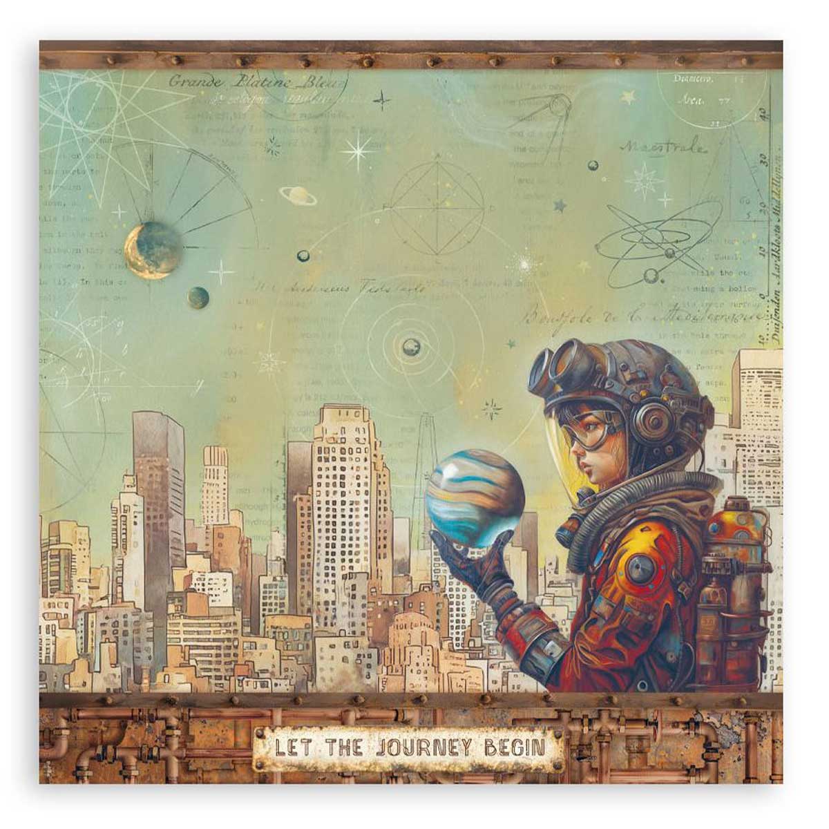 Stamperia A New Beginning Collection - 8" x 8" Maxi Paper Pad [SBBSXB23] - Image 13