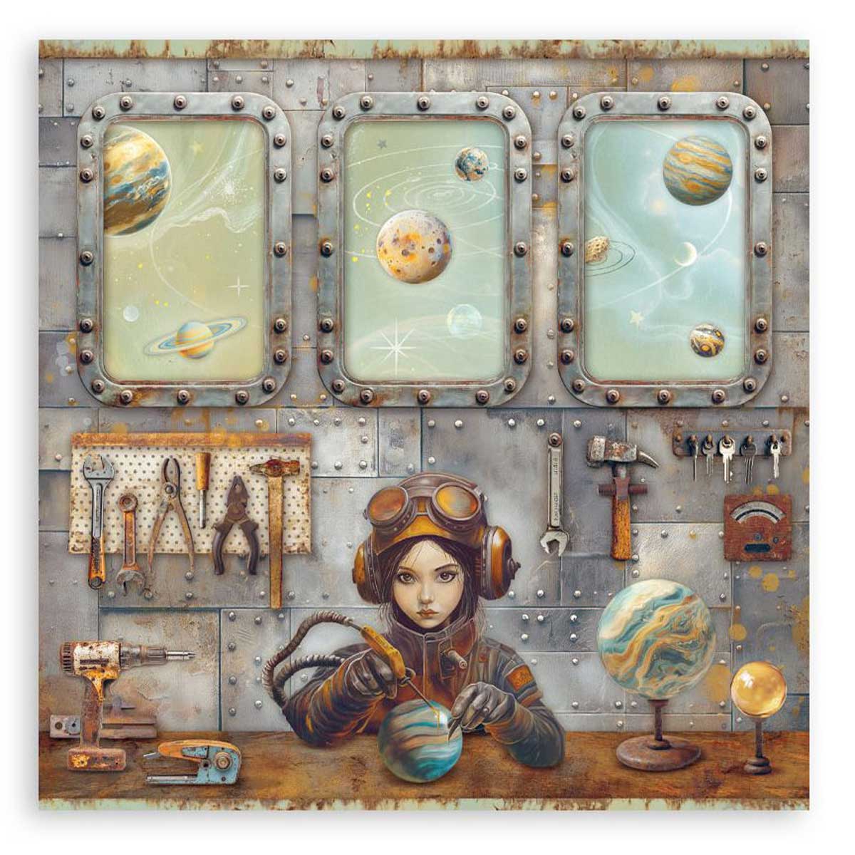 Stamperia A New Beginning Collection - 8" x 8" Maxi Paper Pad [SBBSXB23] - Image 18