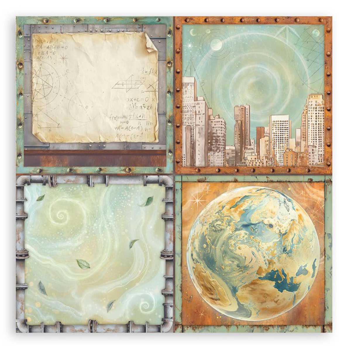 Stamperia A New Beginning Collection - 8" x 8" Maxi Paper Pad [SBBSXB23] - Image 10