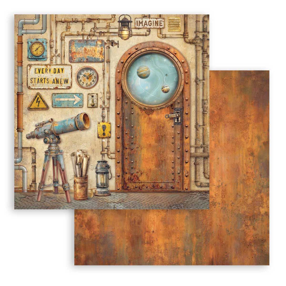 Stamperia A New Beginning Collection - 8" x 8" Paper Pad [SBBS140] - Image 11