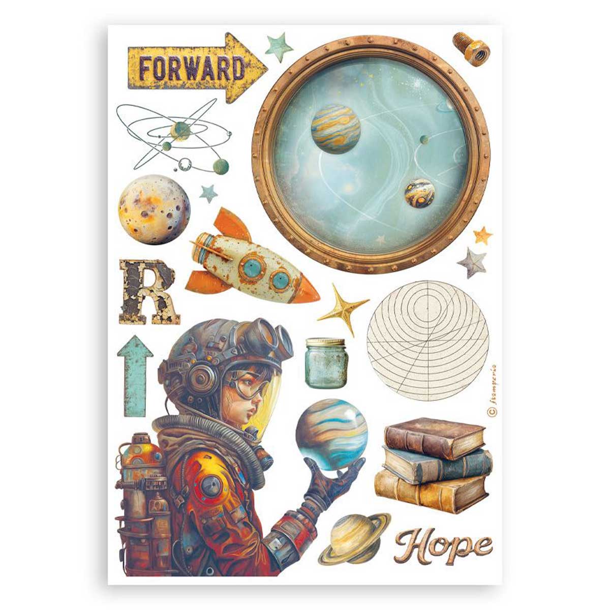 Stamperia A New Beginning Collection - A5 Washi Pad [SBW31] - Image 3