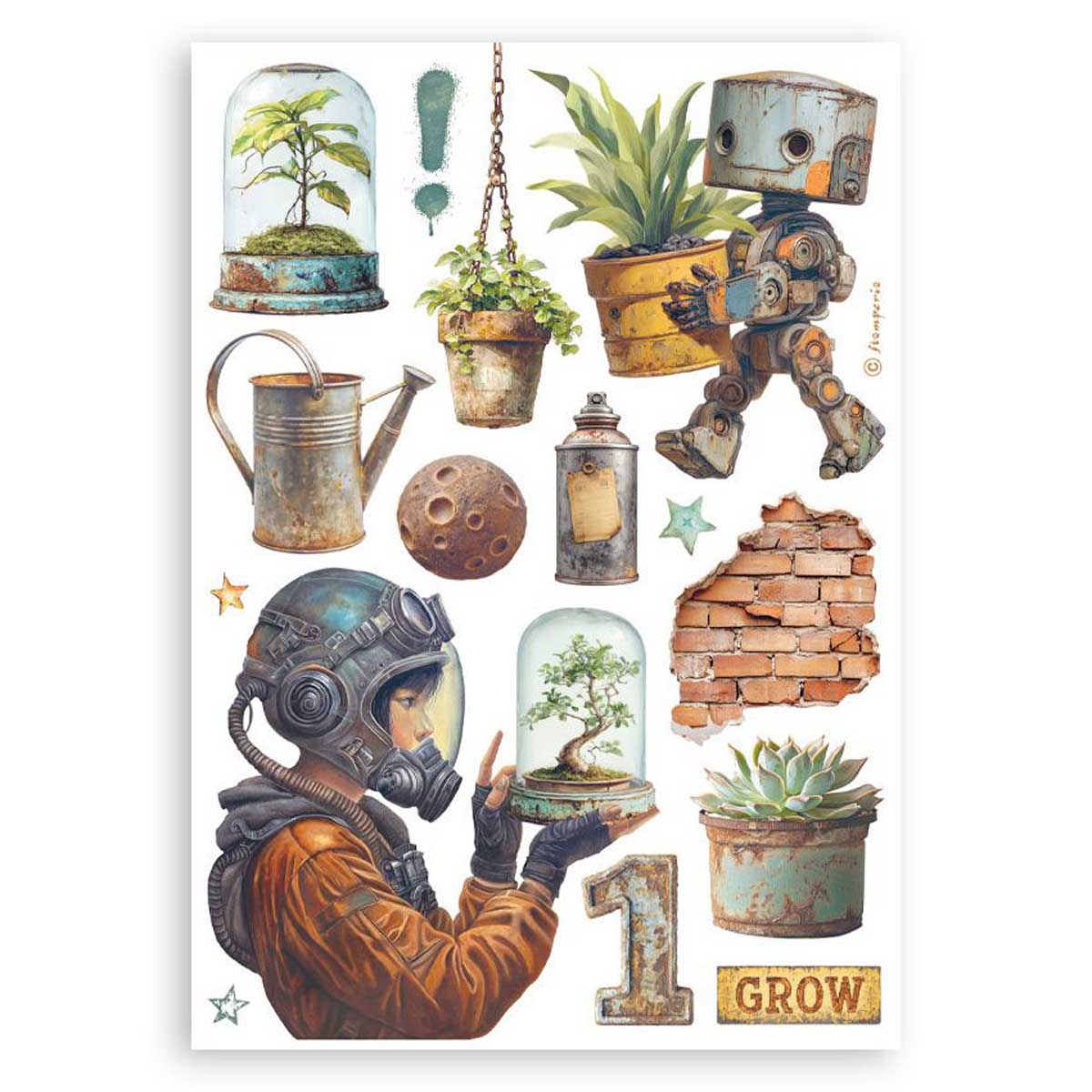 Stamperia A New Beginning Collection - A5 Washi Pad [SBW31] - Image 6