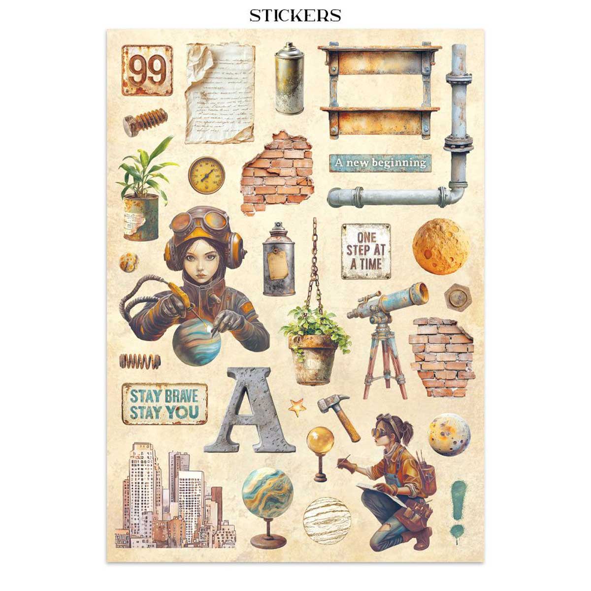 Stamperia A New Beginning Collection - Junk Journal [SBJK16] - Image 16