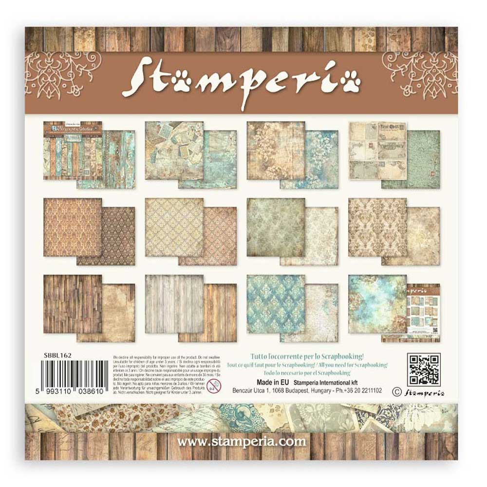 Stamperia Alterego Collection - 12" x 12" Maxi Backgrounds Selection [SBBL162] - Image 14