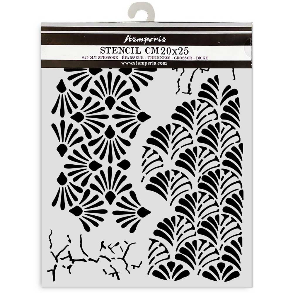 Stamperia Alterego Collection - Media Stencil - Mixed Patterns [KSTD172]