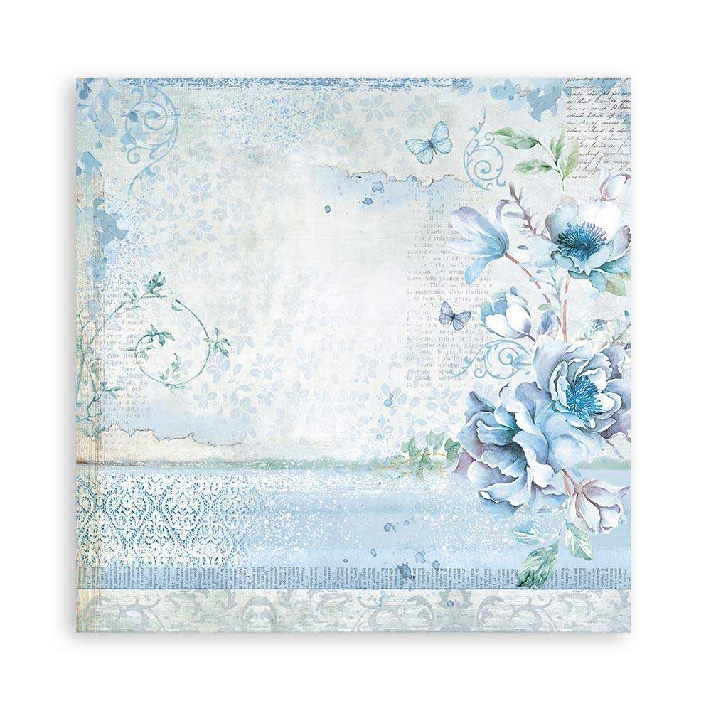 Stamperia Blue Land & Roseland Collection - Fabric [SBPLT15] - Image 2