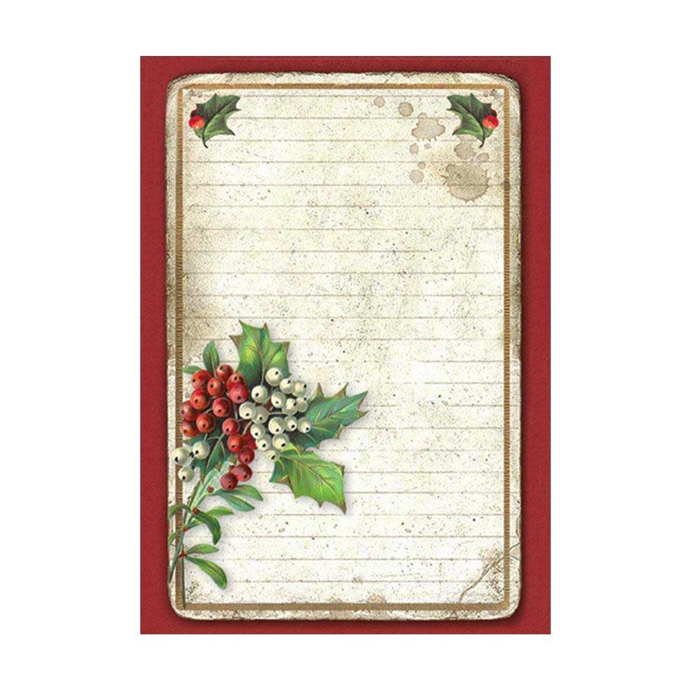 Stamperia Classic Christmas Collection - A6 Rice Paper Backgrounds [DFSAK6028] - Image 7