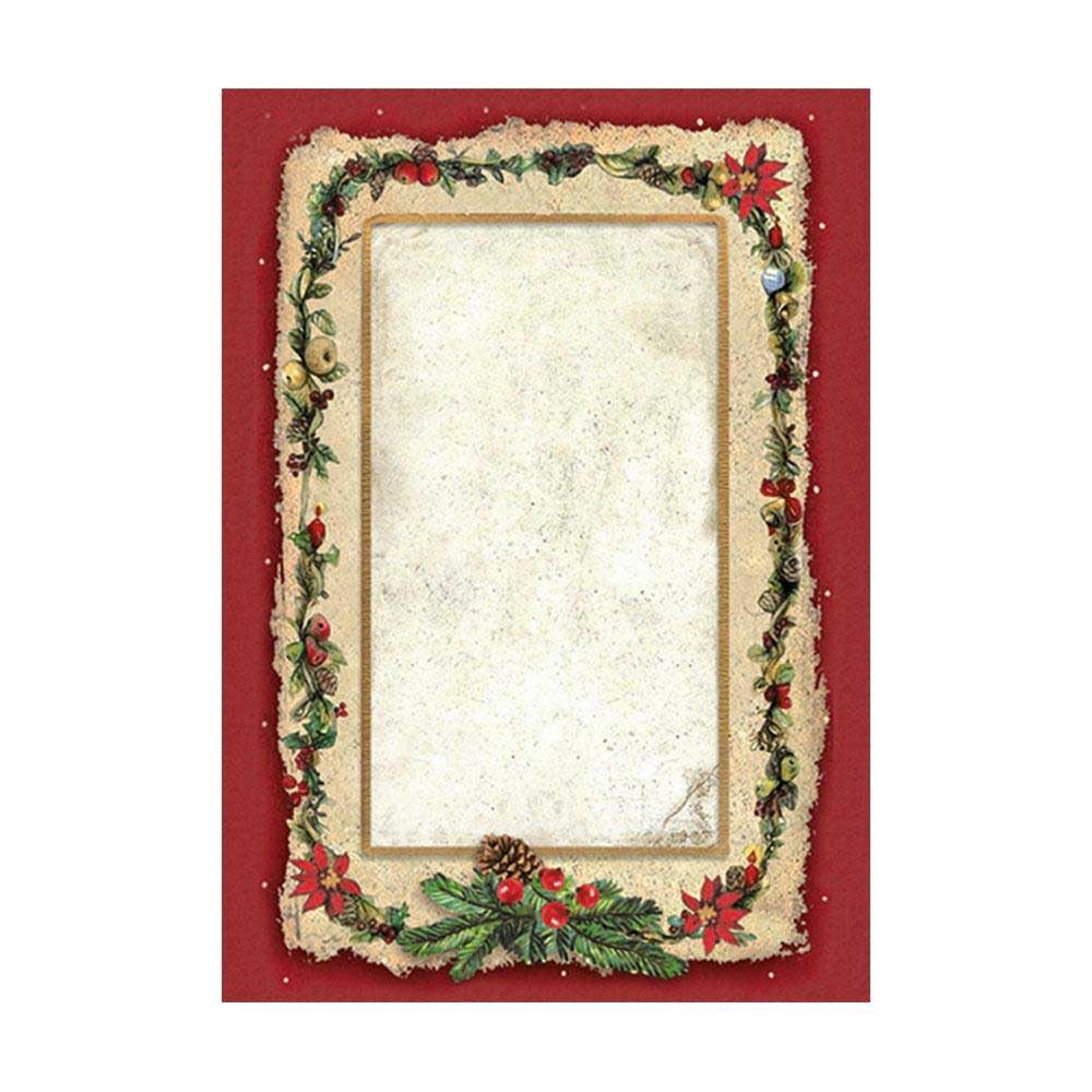 Stamperia Classic Christmas Collection - A6 Rice Paper Backgrounds [DFSAK6028] - Image 8