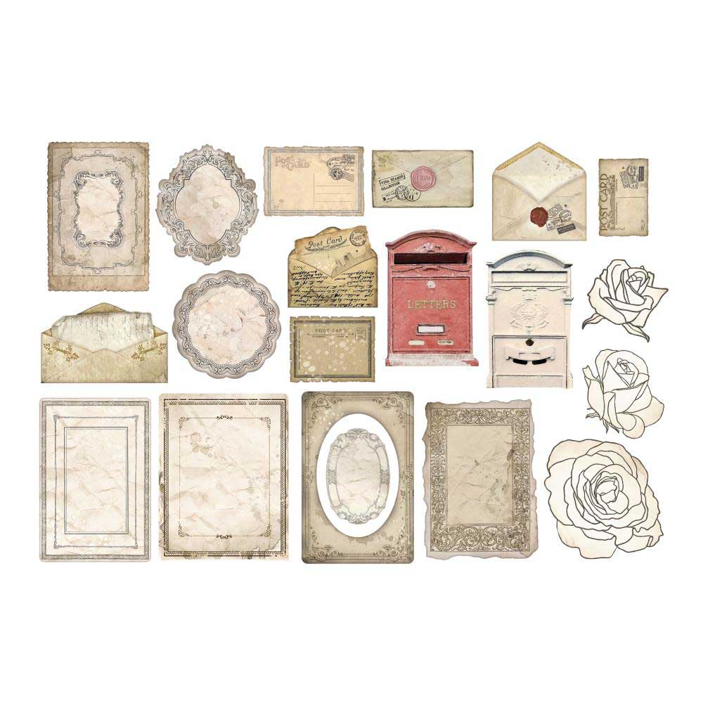 Stamperia Create Happiness Christmas Collection Adhesive Ephemera - Christmas Letters [DFLCT32] - Image 2