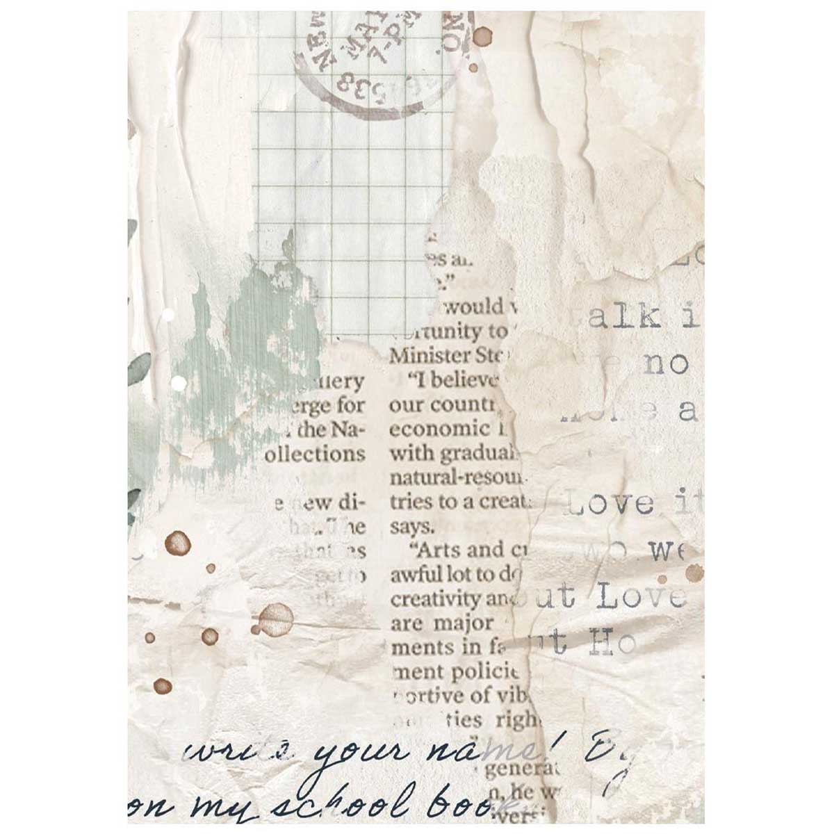 Stamperia Create Happiness Secret Diary Collection - A6 Rice Paper Backgrounds [DFSAK6051] - Image 6