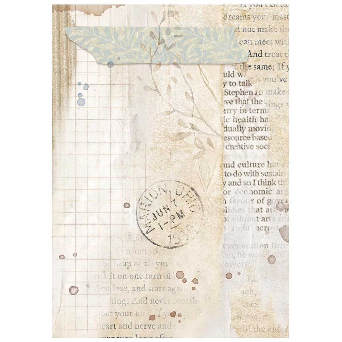 Stamperia Create Happiness Secret Diary Collection - A6 Rice Paper Backgrounds [DFSAK6051] - Image 8