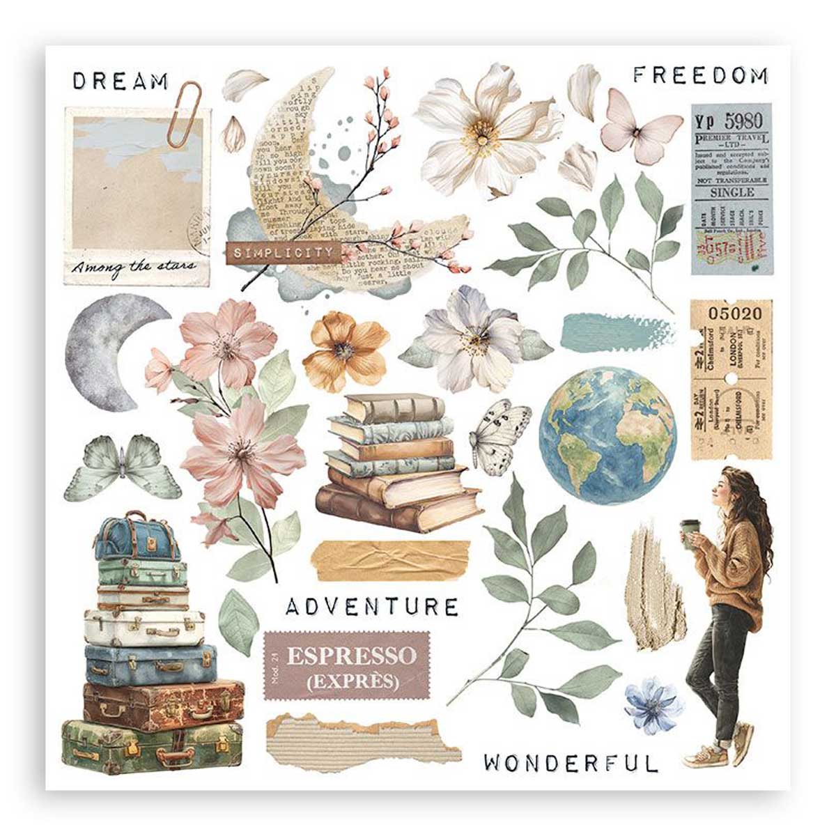 Stamperia Create Happiness Secret Diary Collection - Rub On Kit [DFLRBX09] - Image 6