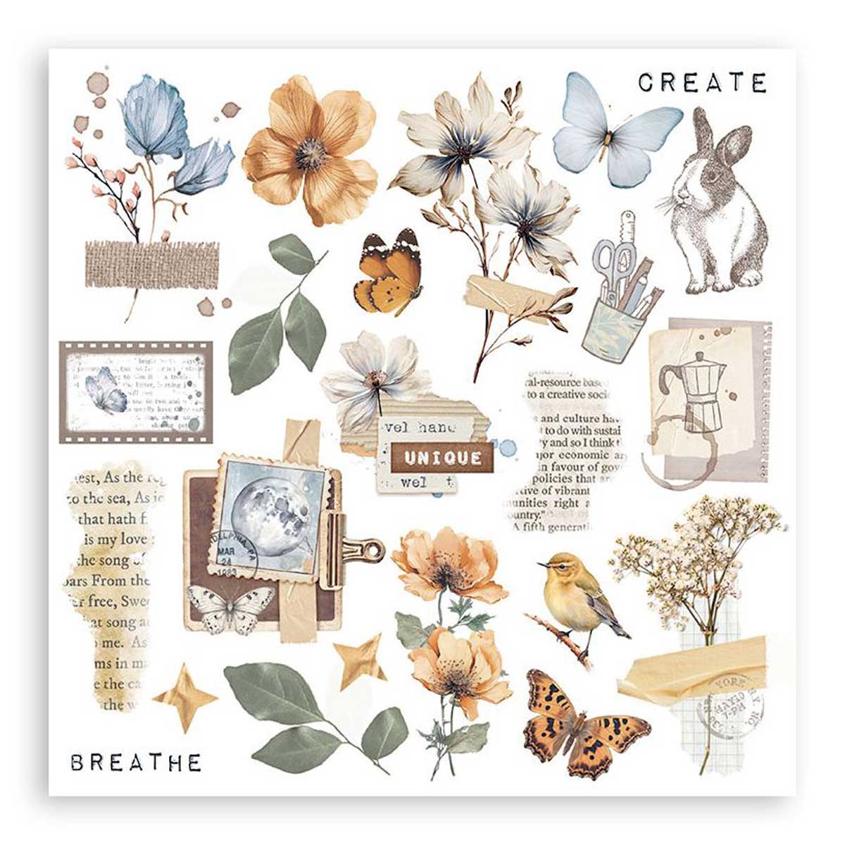 Stamperia Create Happiness Secret Diary Collection - Rub On Kit [DFLRBX09] - Image 7