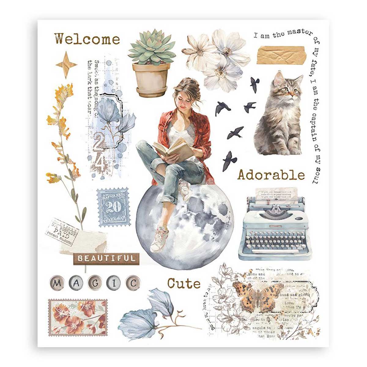 Stamperia Create Happiness Secret Diary Collection - Rub On Selection [DFLRBXG02] - Image 5