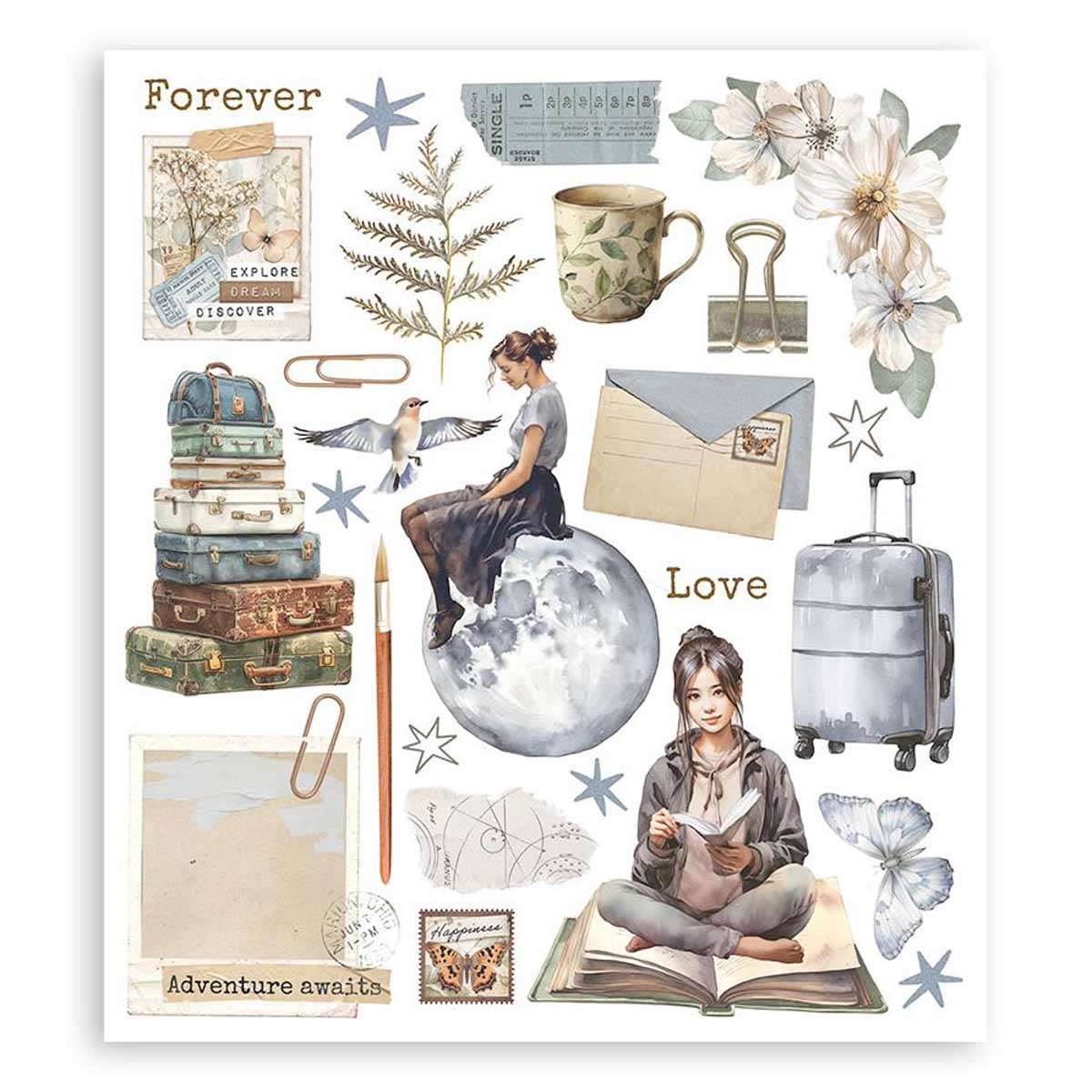 Stamperia Create Happiness Secret Diary Collection - Rub On Selection [DFLRBXG02] - Image 6