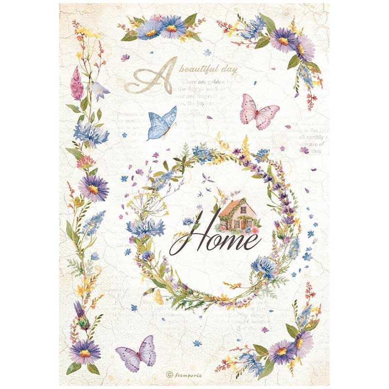 Stamperia - Welcome Home Collection - Create Happiness - 12 x 12 Paper Pad