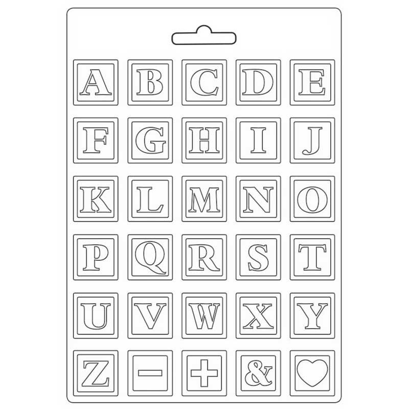 Stamperia Day Dream Collection MaxiMould - Alphabet [K3PTA4532]