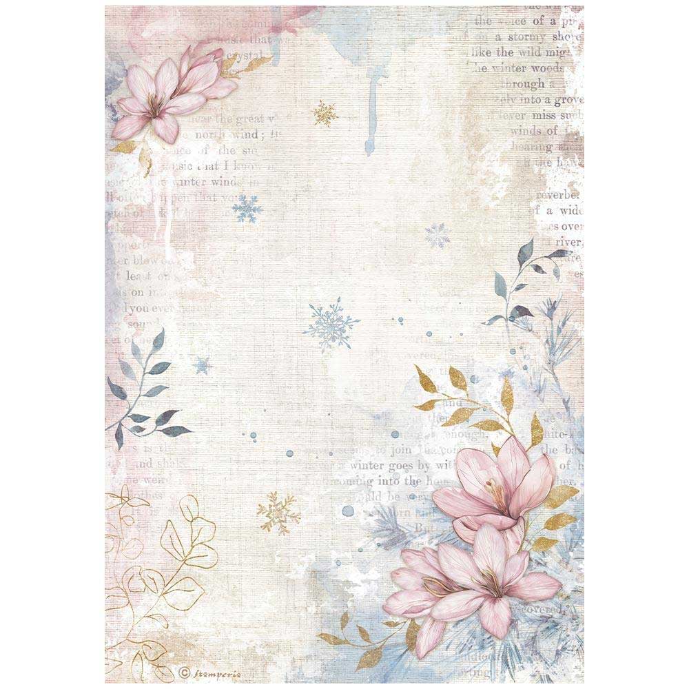 Stamperia Dewdrops Collection - A4 Rice Paper Selection [DFSA4XDD] - Image 2