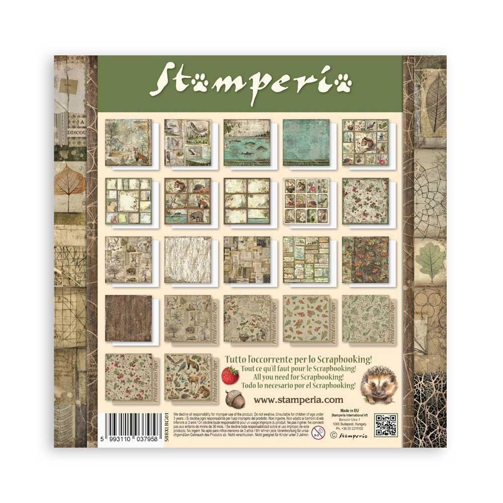 Stamperia Forest Collection - 12" x 12" Maxi Paper Pad [SBBXLBG01] - Image 2