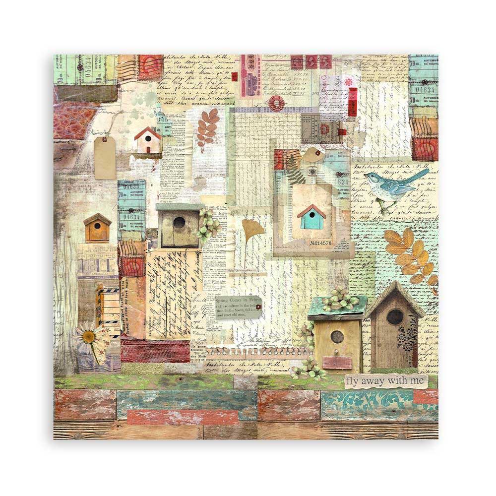 Stamperia Garden Collection - Fabric [SBPLT27] - Image 2