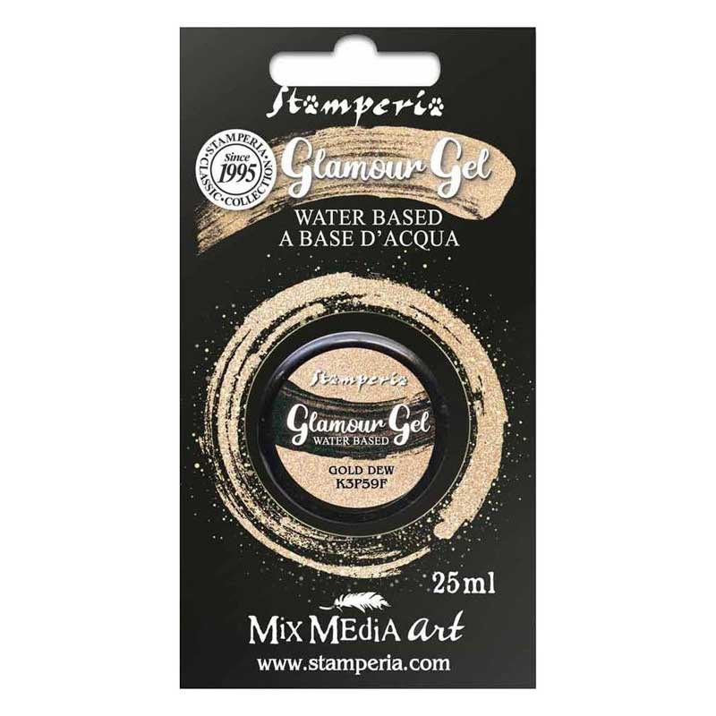 Stamperia Glamour Paste 100 Ml - Oro, Pasta Per Decorazioni - 6