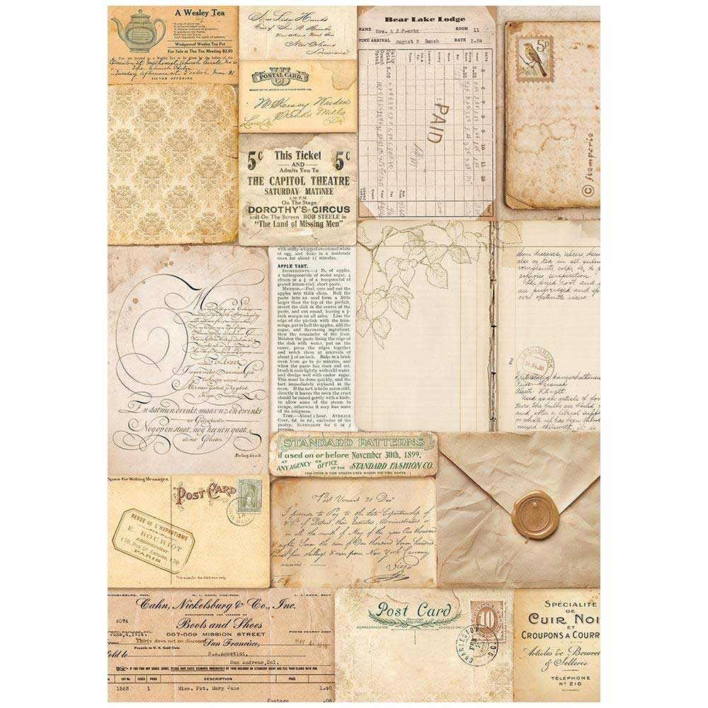 Stamperia Golden Harmony Collection - A4 Rice Paper Selection [DFSA4XGH] - Image 5