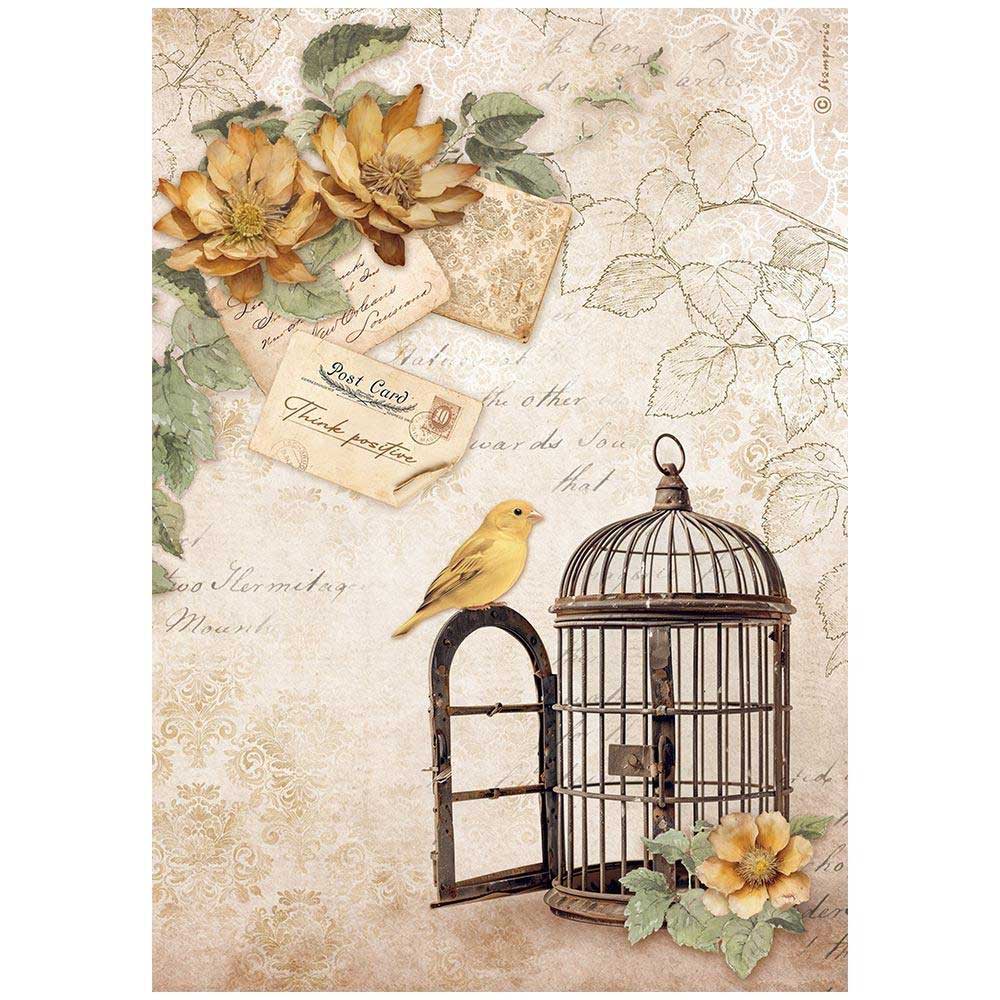 Stamperia Golden Harmony Collection - A4 Rice Paper Selection [DFSA4XGH] - Image 7