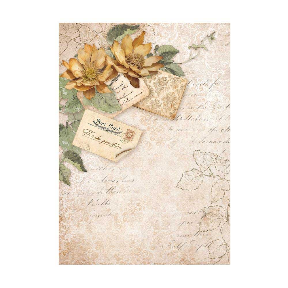 Stamperia Golden Harmony Collection - A6 Rice Paper Backgrounds [DFSAK6029] - Image 2