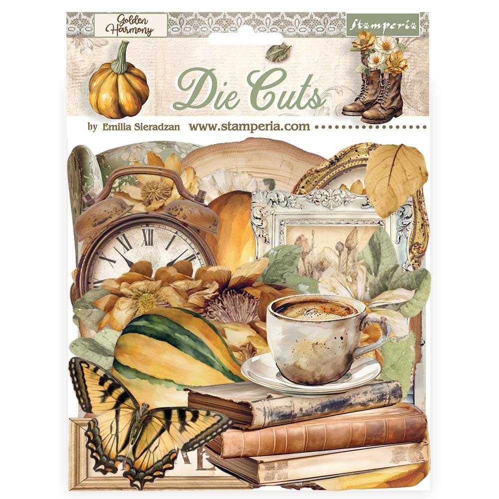 Stamperia Golden Harmony Collection - Die Cuts [DFLDC104]