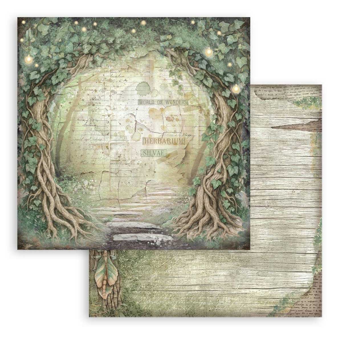 Stamperia Herbarium Silvae Collection - 12" x 12" Maxi Backgrounds Selection [SBBL180] - Image 3